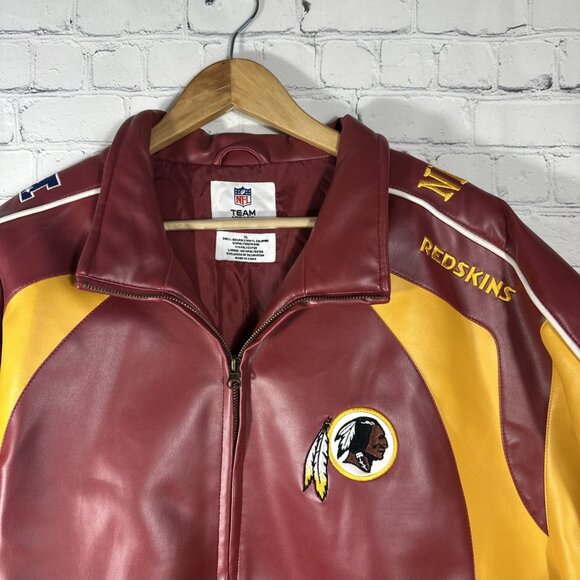 Washington Commanders/ Redskins Vintage NFL Bomber Jacket Embroidered XL Zip - Picture 6 of 11